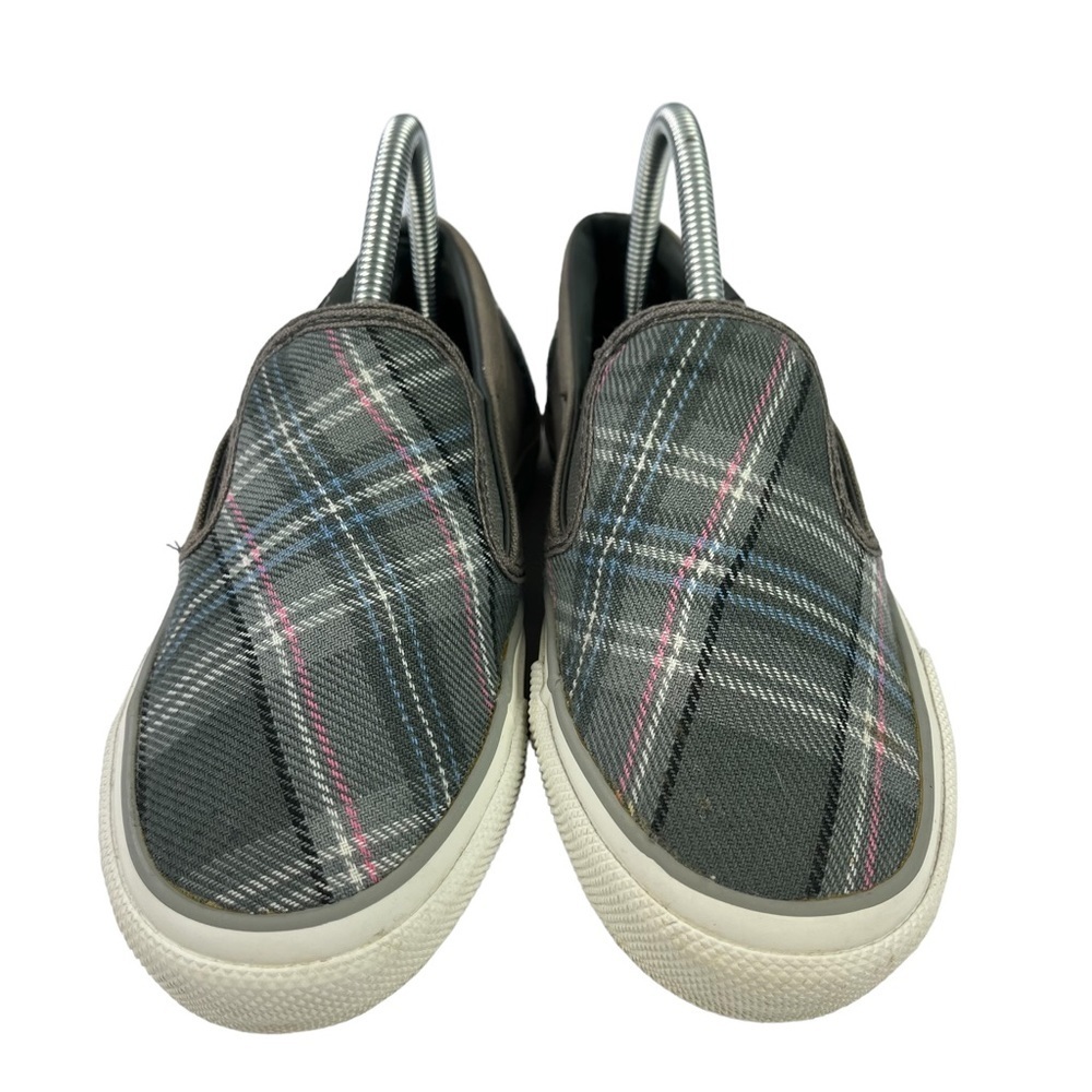 Converse Sneakers Unisex W7.5 M6 Plaid Slip On Shoes - Picture 5 of 11